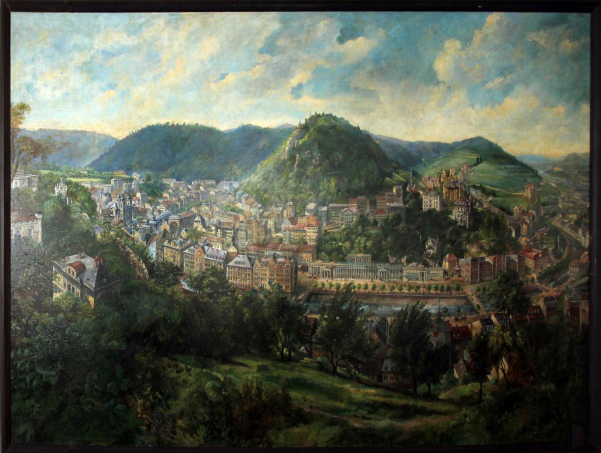 Anton Drumm, Karlovy Vary kolem roku 1900