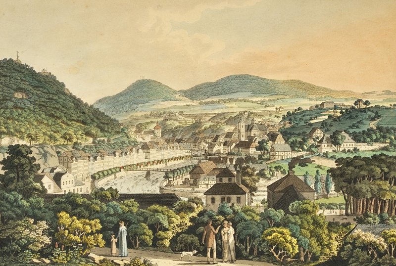 Karel Postl, Pohled na Karlovy Vary
