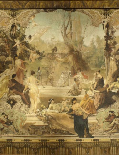 Opona v Karlovarském divadle