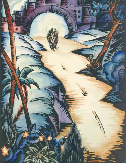 Josef Michal Göschl, Na útěku z Egypta, 1923
