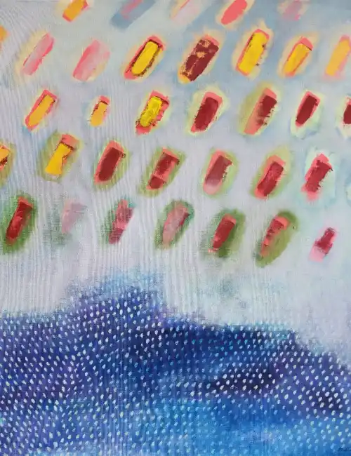Lenka Sárová Malíská, Den na jezeře, 2016